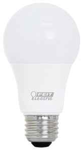 Feit Electric OM75DM/930CA/2 LED Lamp, General Purpose, 1100 Lumens, 12.2 W, A19 Lamp, 75 W Equivalent, E26 Lamp Base
